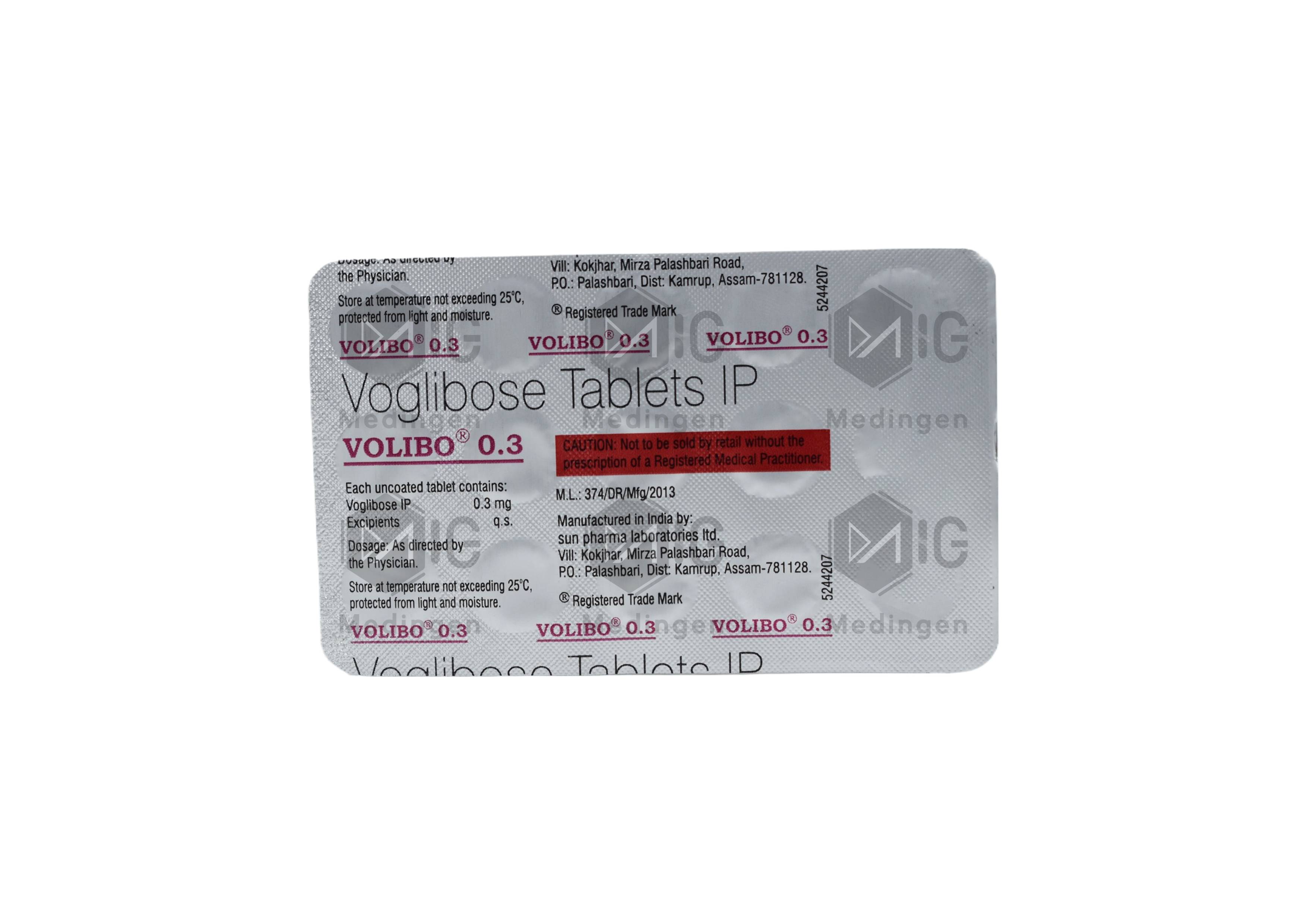 VOLIBO 0.3MG 15'S